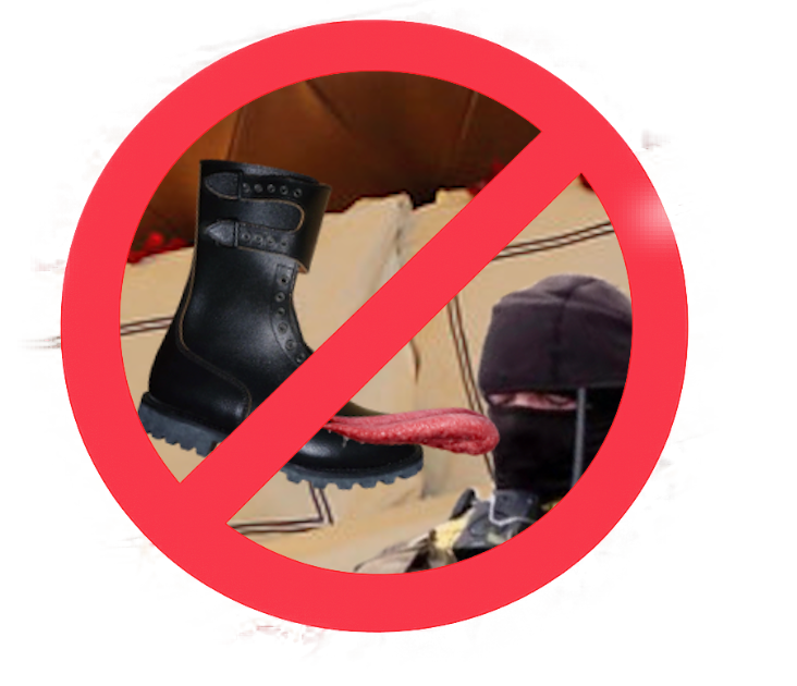 Bootlicker Boycott logo